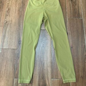 Lululemon Women’s Solid Mustard Ankle Leggings High Waist Size 6